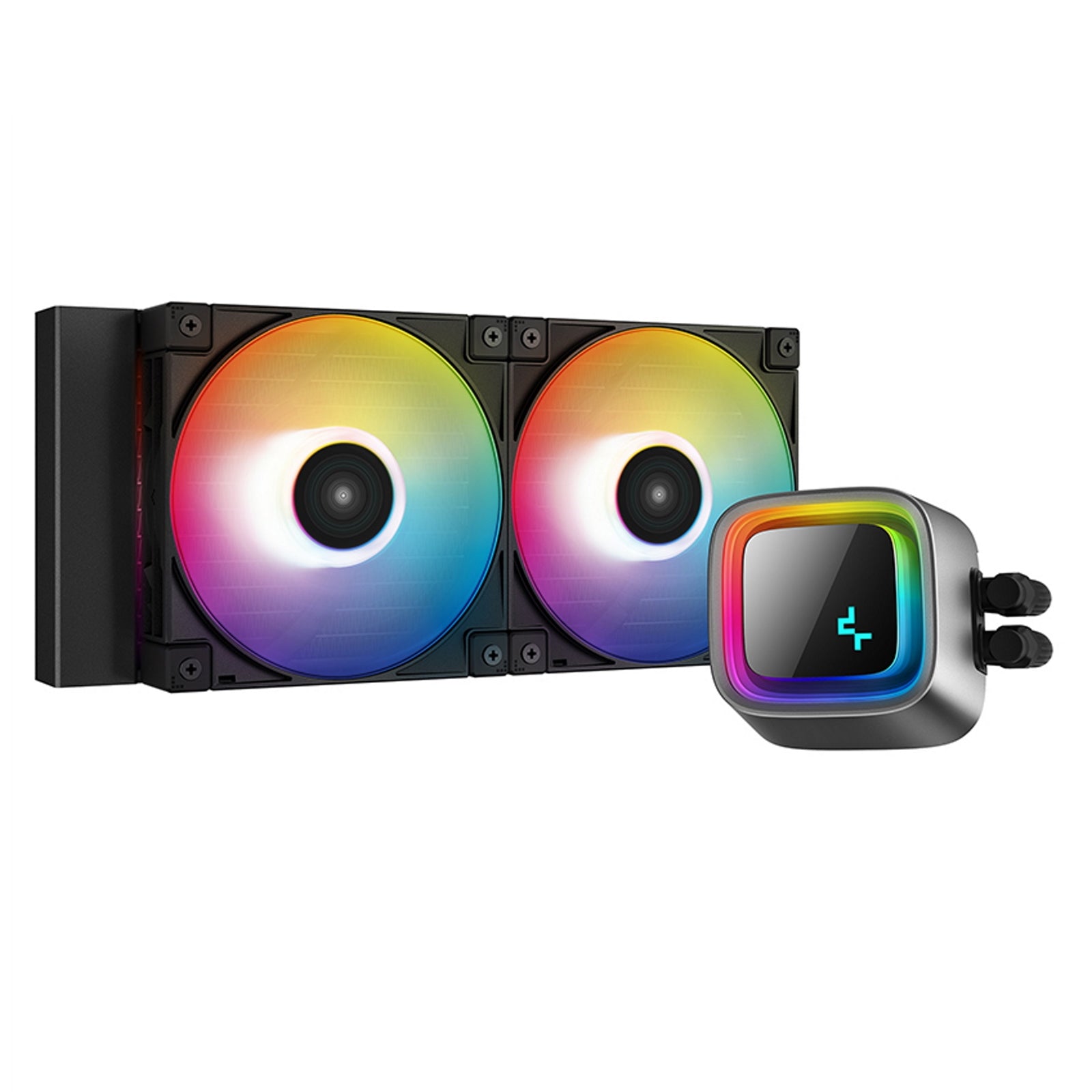 DeepCool LS520 240mm AIO Liquid CPU Cooler ARGB Black Copper DeepCool LS520 240mm AIO Liquid CPU Cooler ARGB Black Copper